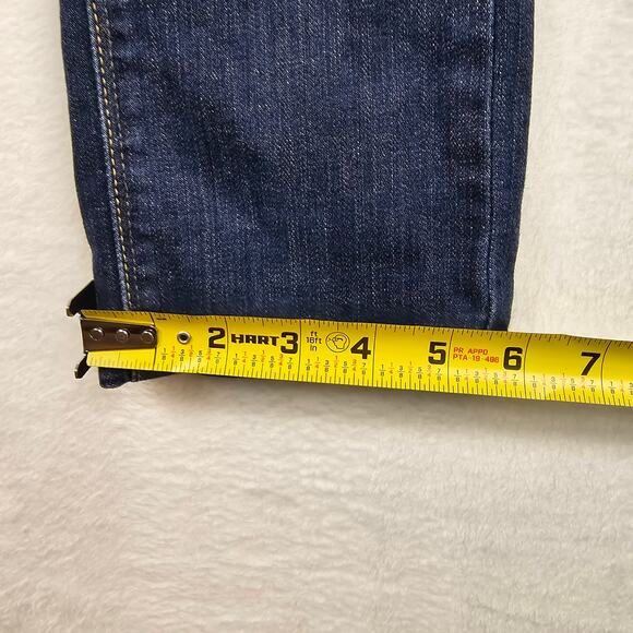 Vienus Jeans Size 27 Something Edwin Womens Straight Leg Western Scroll Pocket - Picture 14 of 14